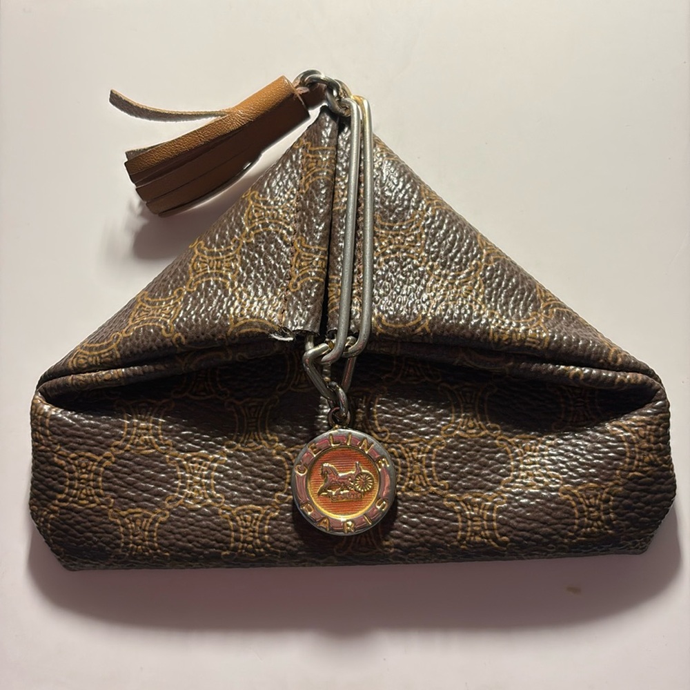Celine Macadam Vintage Coin Case / Pouch